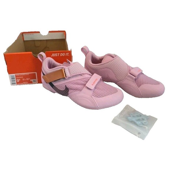 Nike WMNS SuperRep Cycle CJ0775-686 Light Arctic Pink US 9.5 New w/ Bottom Box - Picture 1 of 12